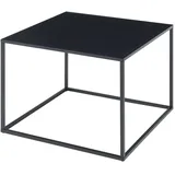 [en.casa] Couchtisch Solund 60x60x45 cm Schwarz, matt