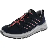 Lowa Kinder Multifunktionsschuhe AXOS GTX Lo Junior Navy Lachs - Blau - 34