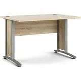 Dmora Schreibtisch Prima Eiche Struktur / Silbergrau