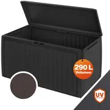 CASARIA Casaria® Gartenbox Auflagenbox Board Plus 290L Streifenoptik (10689)