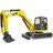 Bruder 02456 - Cat Minibagger 1:16