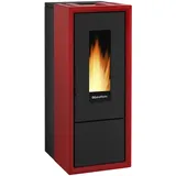 La Nordica-Extraflame Extraflame Evolution Line Ella Pelletofen Bordeaux + 450 kg Pellets gratis