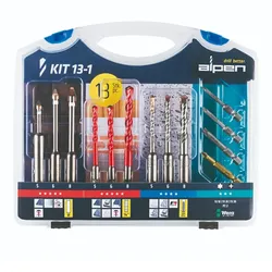Alpen Bohr-Schraubset KIT13-1 13 teilig Fliesen Multicut Stein 0000300213100
