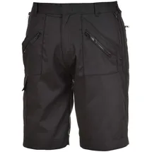 PORTWEST S889 Elastische Action-Arbeitskleidung-Sicherheitsshorts Schwarz, Xxl