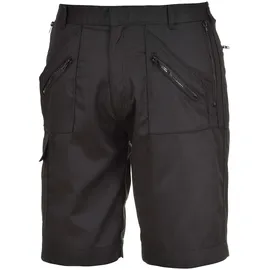 PORTWEST S889 Elastische Action-Arbeitskleidung-Sicherheitsshorts Schwarz, Xxl