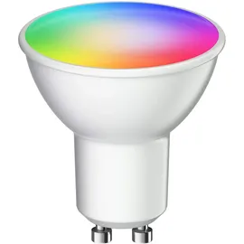 ledscom.de GU10 LED RGB Leuchtmittel, PAR16, warmweiß - kaltweiß (2900-6200 K), 5,5 W, 473lm, 103°, Smart Home, WLAN, Alexa, matt
