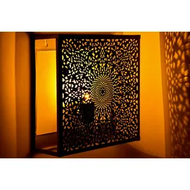Marrakesch Orient & Mediterran Interior 2er Set Orientalische Wandlampe Wandleuchte Wanddeko Yakin Gold Antik