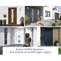 Hörmann EcoStar ISOPRO IP 410S links 110 x 210 cm anthrazit metallic