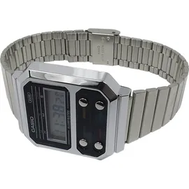 Casio Vintage Digital Edelstahl 40,7 mm A100WE-1AEF