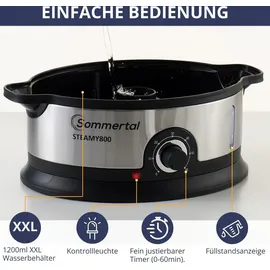 sommertal Dampfgarer STEAMY800