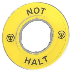 Schneider Electric Unterlegschild NOT-HALT 3D