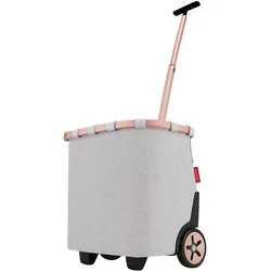 Reisenthel Shopping Carrycruiser Einkaufskorb mit Rollen 48 cm - frame twist sky rose
