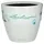 LECHUZA Classico LS 28 Komplettset Ø 28 x 26 cm weiß hochglanz