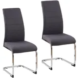 Hti-Living SallyC 2 St. Polyester grau