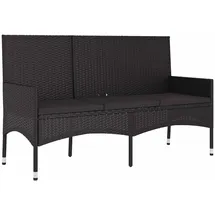 vidaXL Gartenbank 51 x 85 x 51 cm Schwarz