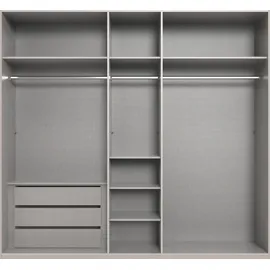 WIMEX Drehtürenschrank London 225 x 208 x 58 cm Grau