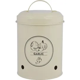 Esschert Design Vorratsdose Knoblauch - Weiß