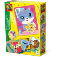 SES Creative Glasperlen-Stickkarten Kreatives Bastelset