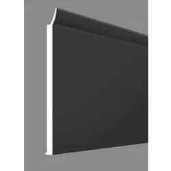 Meeth Flachprofil, Kunststoff (PVC) - silberfarben