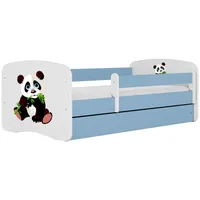 Raumhirsch furniture Kinderbett, Blau, Holzwerkstoff, Holzwerkstoff, 1 Schubladen, 80x180