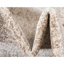 Myflair Teppich "Good Times, LAGERRÄUMUNG", beige (beige, braun), B:66cm H:13mm L:91cm, Polypropylen (PP), MYFLAIR MÖBEL & ACCESSOIRES, Teppiche, Teppich, Kurzflor, gewebt, melierte Optik, ideal im Wohnzimmer & Schlafzimmer