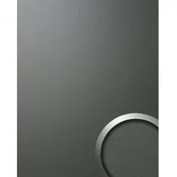 wallface Dekorpaneele, Metalloptik, glatt - grau