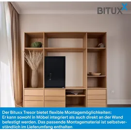 BITUXX Möbeltresor mit Schlüssel / keine Sicherheitsstufe