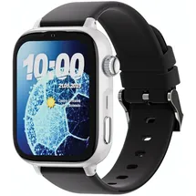 SaveFamily SaveWatch Plus 2 GPS+Cellular 49,8 mm Weiß Silikonarmband Black is Black