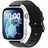 Weiß Silikonarmband Black is Black