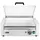HENDI Rollengrill, 1-Zone mit Energiesparabdeckung, 7 Rollen, 230V/620W, 566x375x(H)259mm