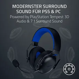 Razer BlackShark V3 X HyperSpeed PlayStation Schwarz
