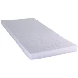 Komfortschaummatratze Rollmatratze Härtegrad (H3) Weiß 140x200 cm 15cm, Como, 15 cm hoch weiß