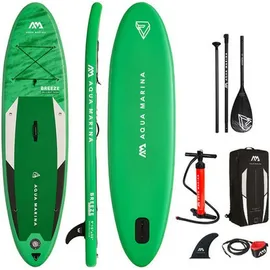 Aqua Marina SUP Board Set Breeze 300 x 76 x 12 cm grün