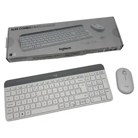 Logitech MK470 Slim Wireless Combo IT Set grauweiß