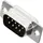 MH CONNECTORS MHDM09-SP 2101-0200-01 D-SUB Stiftleiste 180 Polzahl: 9 Lötkelch 1 St.