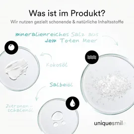 UniqueSmile Zahnaufhellung Whitening Strips - frei von Peroxid 28er Pack
