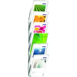 Prospekt-Wandmagazin 230 x 190 x 1130mm 1 x 6