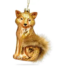 SIKORA Fuchs Christbaumschmuck Glas Figur Weihnachtsbaum Anhänger