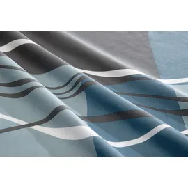 OTTO home Kelian Linon blau 200 x 200 cm + 2x 80 x 80 cm