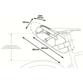 Zéfal Z Adventure R5 Satteltasche schwarz