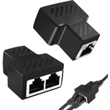 jaimela LAN Splitter 1 auf 2 Adapter