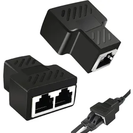 jaimela LAN Splitter 1 auf 2 Adapter