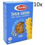 10x Barilla Fusilli 400g senza Glutine Glutenfrei pasta nudeln