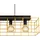 GLOBO MERRIL 4-flg. 20 cm gold, schwarz