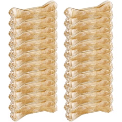Schecker 12 cm a 60g - Kauknochen mit reiner Naturpansenfüllung proteinreich Futter 10 St