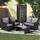 MeXo Lounge-Set 4-tlg. schwarz
