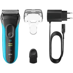 BRAUN Series 3 ProSkin - 3040s Rasierer Schwarz/Blau (MicroComb, Reinigungsstation: Nein)