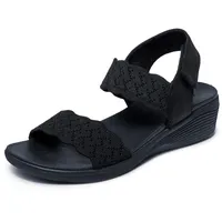 SKECHERS Damen. 163165 Arya On The Rise Sandalen schwarz