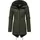 Ragwear Damen, weiche Strickjacke Übergangsjacke mit Teddy-fleece Wingi Melange YOUMODO Dark Olive Gr. M - M