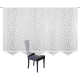 Home Fashion - 095632-0101 160x57 cm - Schiebevorhang Jacquard Set Weiss